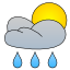 Heavy rain showers Heavy rain showers